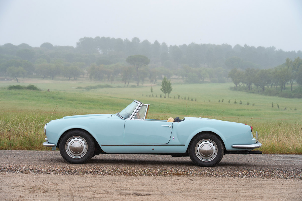1956 Lancia Aurelia B24S Convertible by Pinin Farina offered at RM Sotheby’s The Sáragga Collection live auction 2019